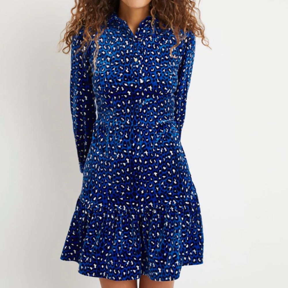 NWT Jude Connolly: Velvet Leopard Royal Dress
